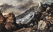 Joos de Momper Landscape with the Temptation of Christ France oil painting artist